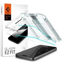 Spigen GLAS.TR EZ FIT 2-Pack - Szkło hartowane do iPhone 15 Pro Max 2 szt
