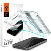 Spigen GLAS.TR EZ FIT 2-Pack - Szkło hartowane do iPhone 15 Plus 2 szt