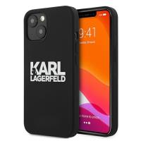 Karl Lagerfeld Silicone Stack Logo - Etui iPhone 13 mini (czarny)
