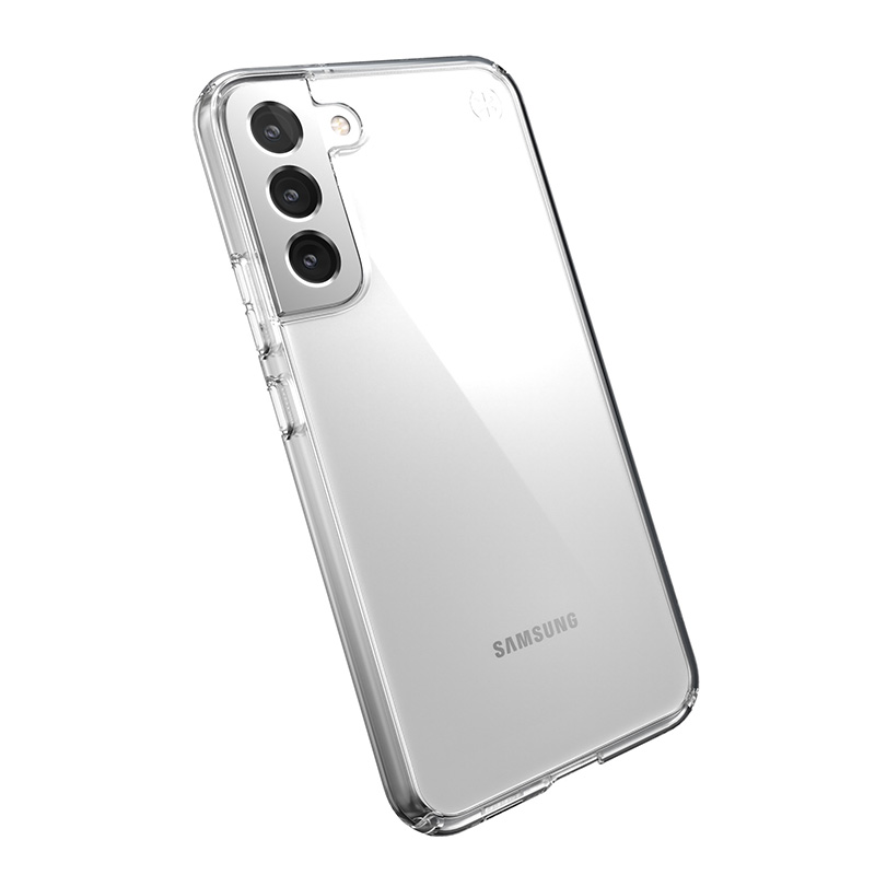 Speck Presidio Perfect-Clear - Etui Samsung Galaxy S22+ z powłoką MICROBAN (Clear/Clear)