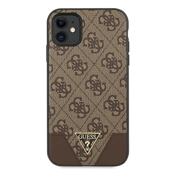 Guess 4G Triangle Collection - Etui iPhone 11 (brązowy)