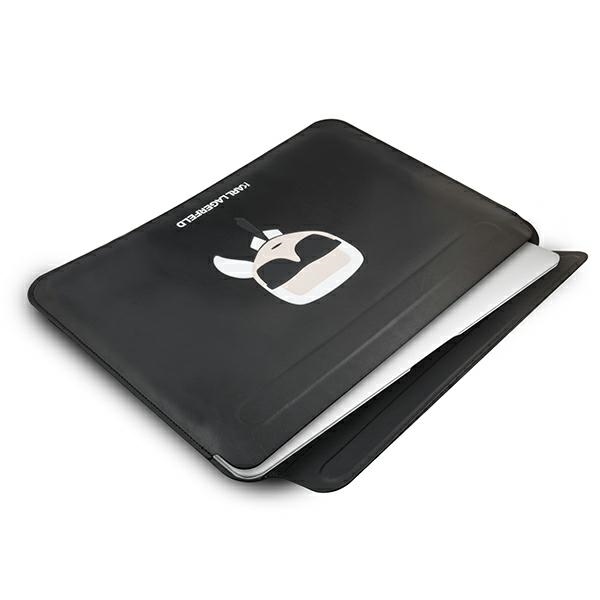 Karl Lagerfeld Ikonik Sleeve - Etui na notebook 13" / 14" (Czarny)