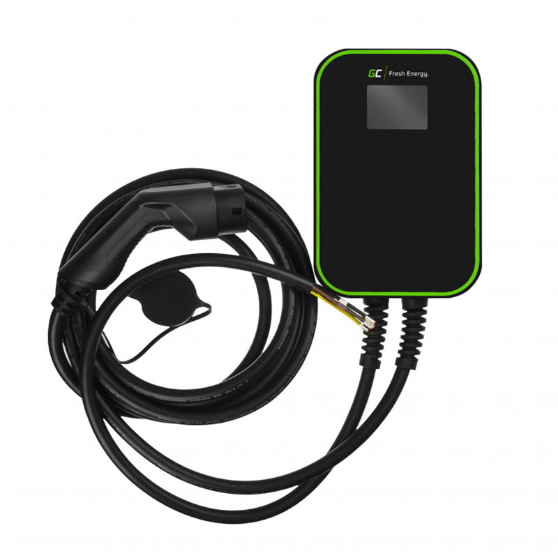 Green Cell - Ładowarka Wallbox GC EV PowerBox 22kW z kablem Type 2 do ładowania samochodów elektrycznych i hybryd Plug-In