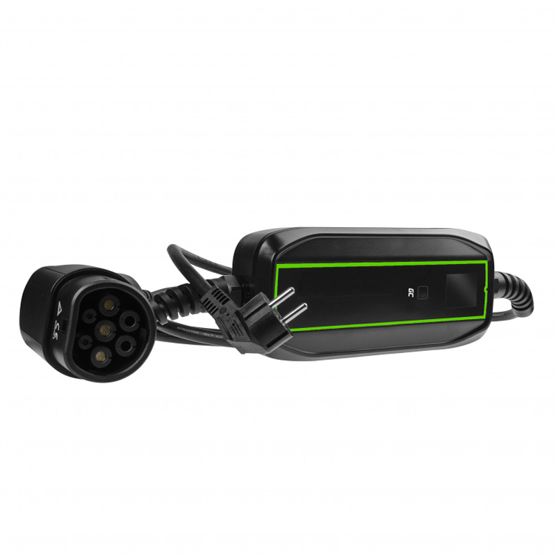 Green Cell - Ładowarka mobilna GC EV PowerCable 3,6kW Schuko - Type 2 do ładowania samochodów elektrycznych i hybryd Plug-In