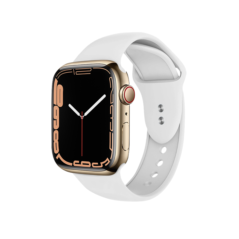 Crong Liquid - Pasek do Apple Watch 38/40/41 mm (biały)