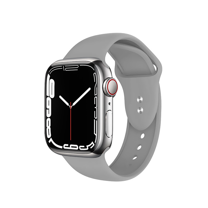 Crong Liquid - Pasek do Apple Watch 42/44/45/49 mm (szary)