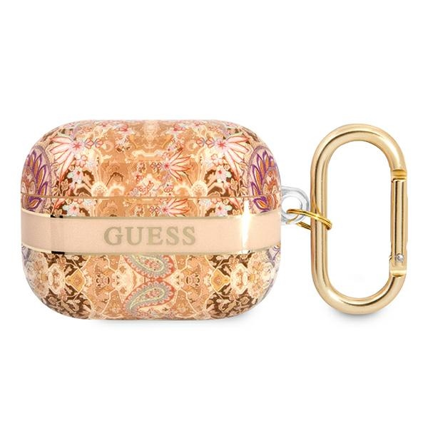 Guess Paisley - Etui Etui Airpods Pro (Gold)