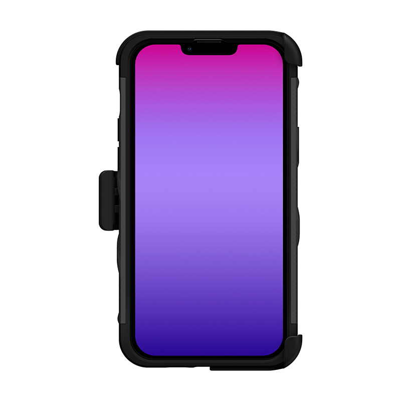 ZIZO BOLT Series - Pancerne etui iPhone 14 Plus ze szkłem 9H na ekran + uchwyt z podstawką (czarny)