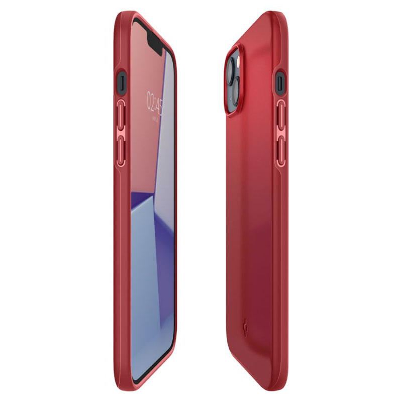Spigen Thin Fit – Etui do iPhone 14 (Czerwony)