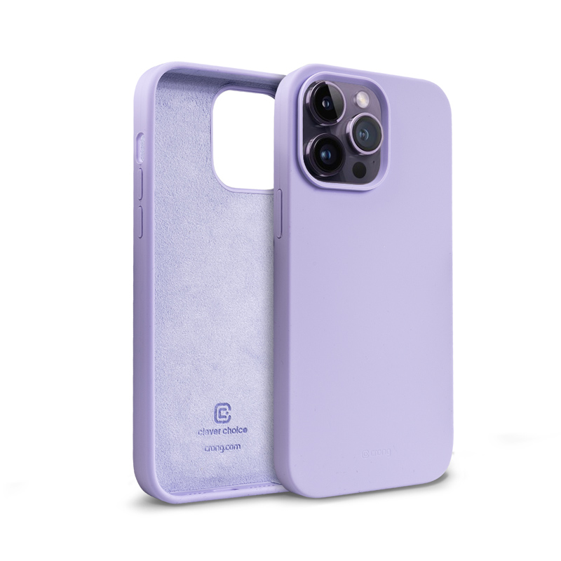 Crong Color Cover - Etui iPhone 14 Pro Max (fioletowy)