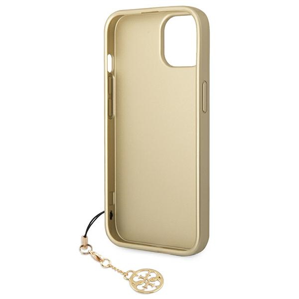 Guess 4G Charms Collection - Etui iPhone 14 (brązowy)