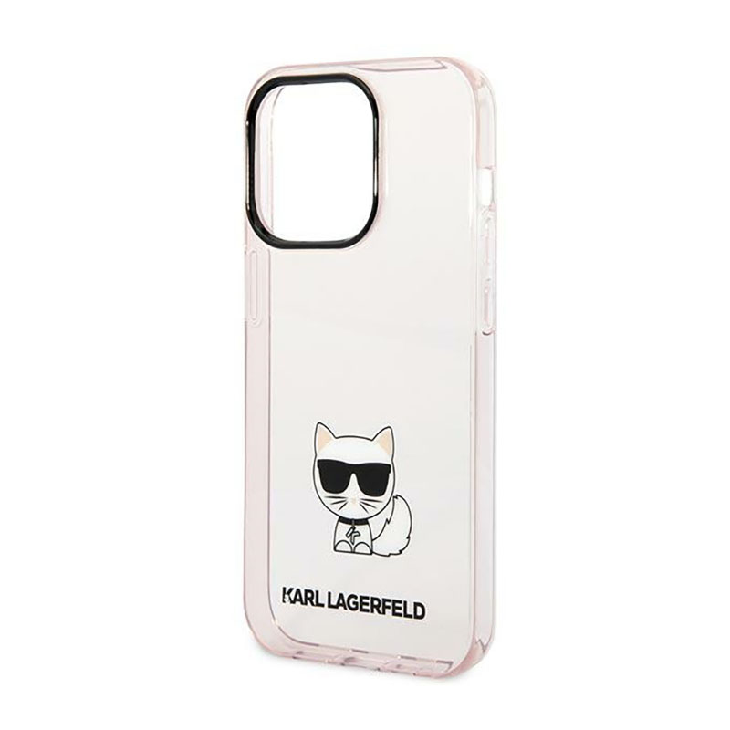 Karl Lagerfeld Choupette Body - Etui iPhone 14 Pro Max (różowy)