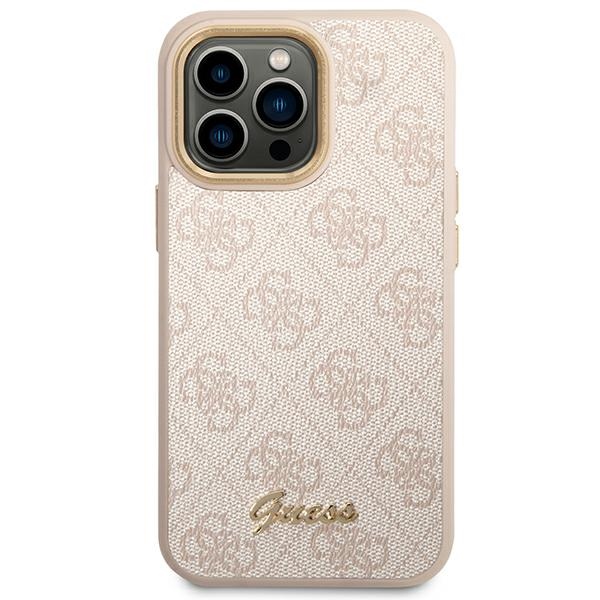 Guess 4G Metal Camera Outline Case – Etui iPhone 14 Pro Max (Różowy)