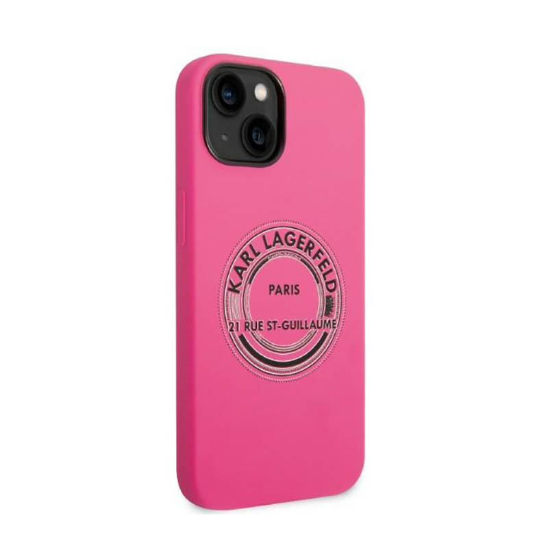 Karl Lagerfeld Silicone RSG - Etui iPhone 14 (różowy)