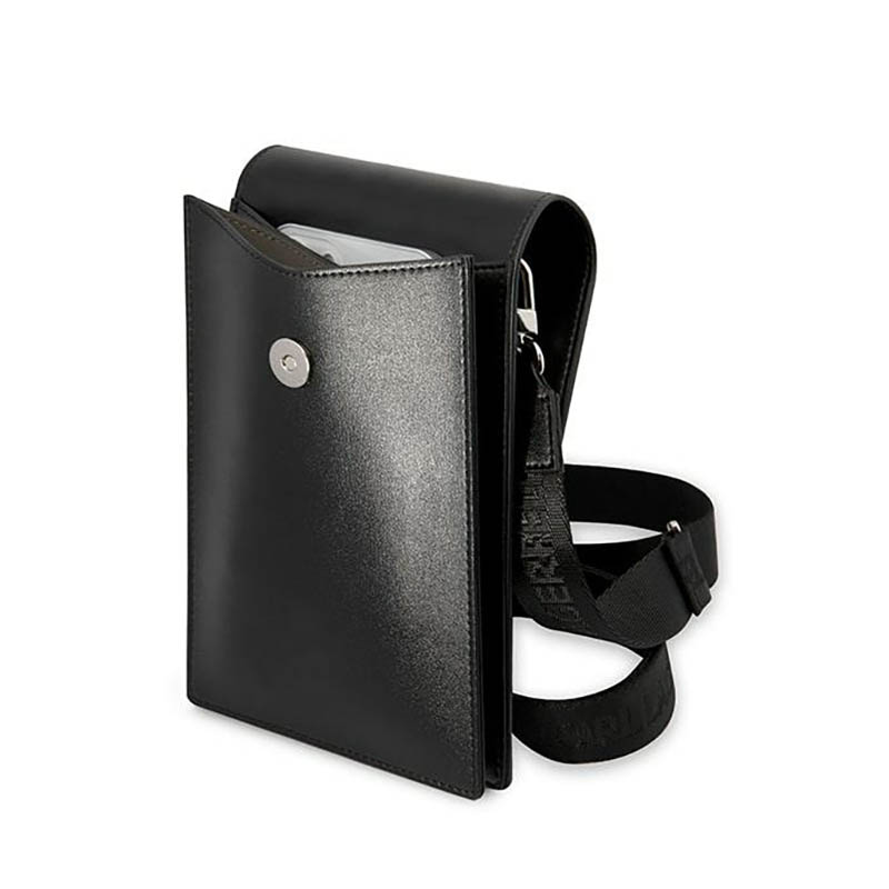 Karl Lagerfeld Karl+Choupette Embossed Wallet Phone Bag - Torba na smartfona i akcesoria (czarny)
