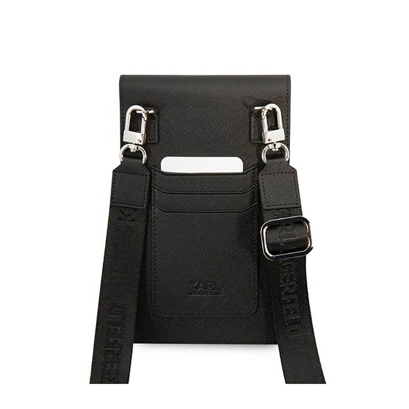 Karl Lagerfeld Metal Karl Head Wallet Phone Bag - Torba na smartfona i akcesoria (czarny)