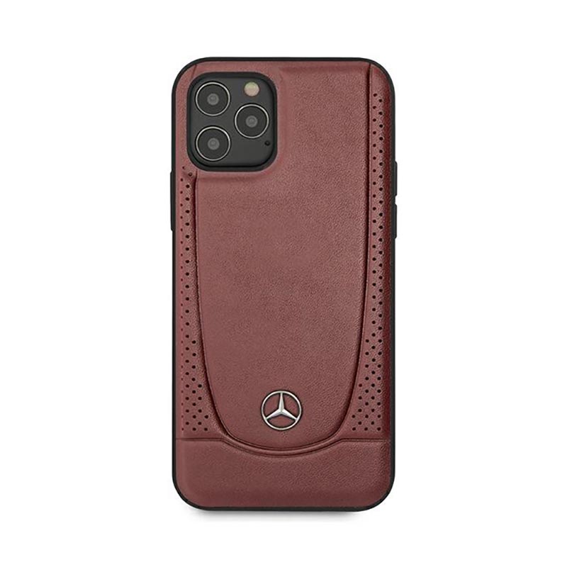 Mercedes Leather Urban Line - Etui iPhone 12 Pro Max (czerwony)