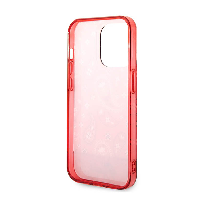 Guess Bandana Paisley - Etui iPhone 14 Pro (czerwony)