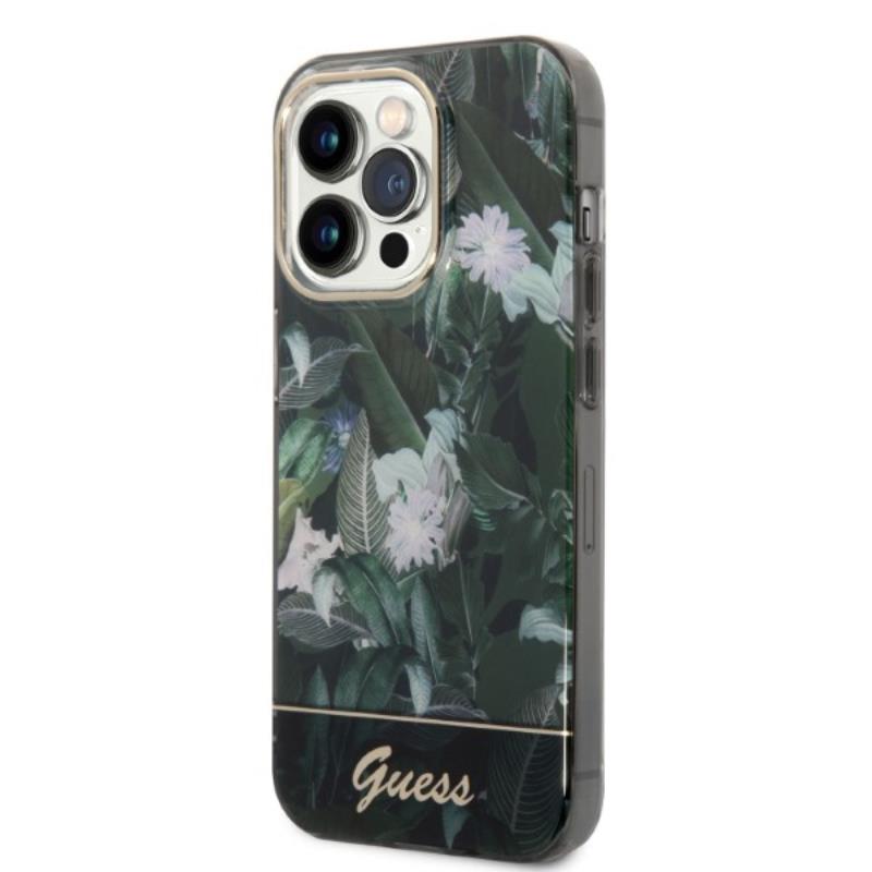 Guess Jungle Case - Etui iPhone 14 Pro Max (zielony)