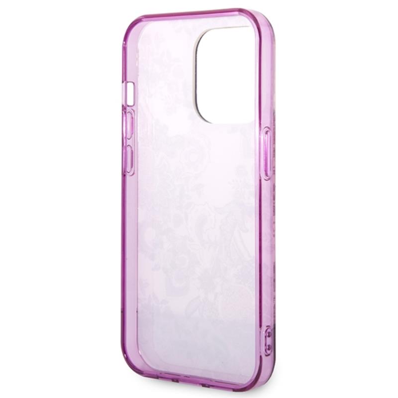 Guess Porcelain Collection - Etui iPhone 14 Pro Max (fuksja)