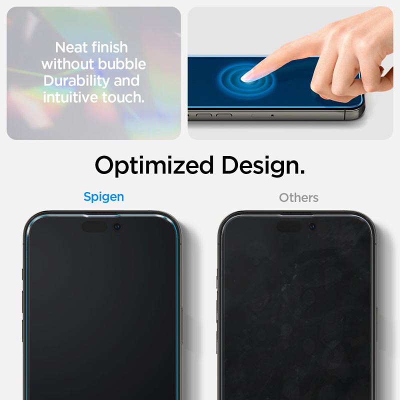 Spigen Crystal Pack - Zestaw etui + 2 x szkło do iPhone 14 Pro (Przezroczysty)