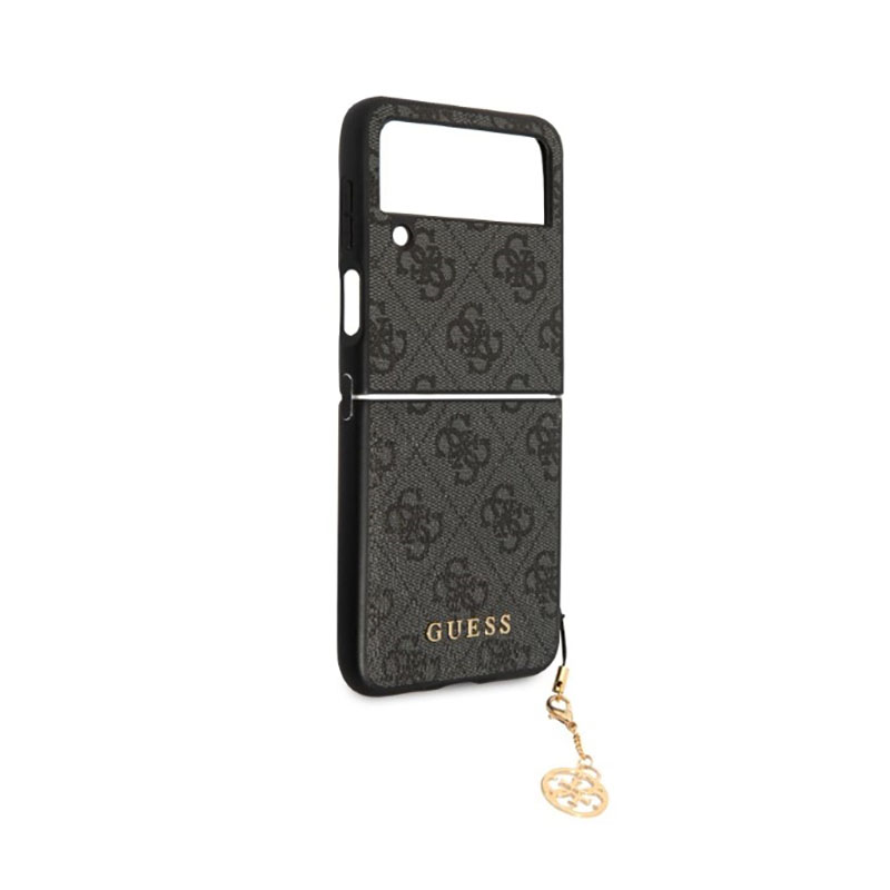 Guess 4G Charms Collection - Etui do Samsung Galaxy Z Flip 4 (szary)