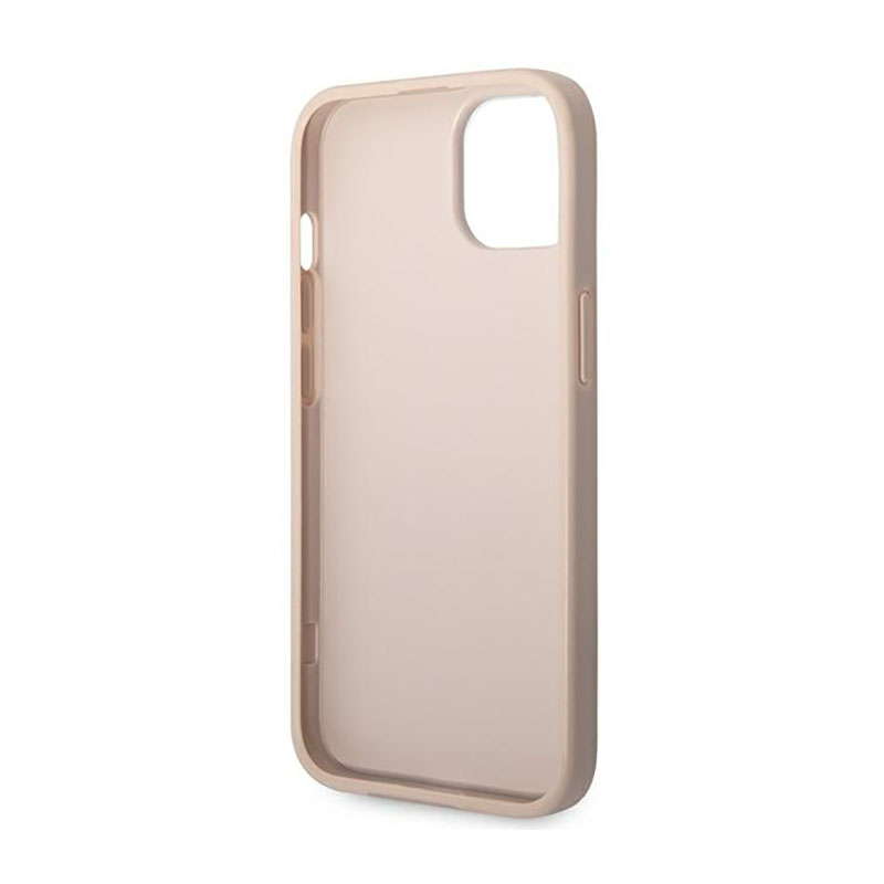 Guess 4G Metal Gold Logo – Etui iPhone 14 (różowy)