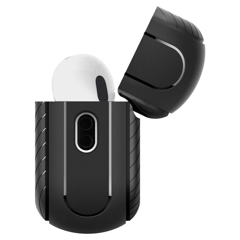 Spigen Mag Armor MagSafe - Etui do Apple Airpods Pro 1 / 2 (Czarny)