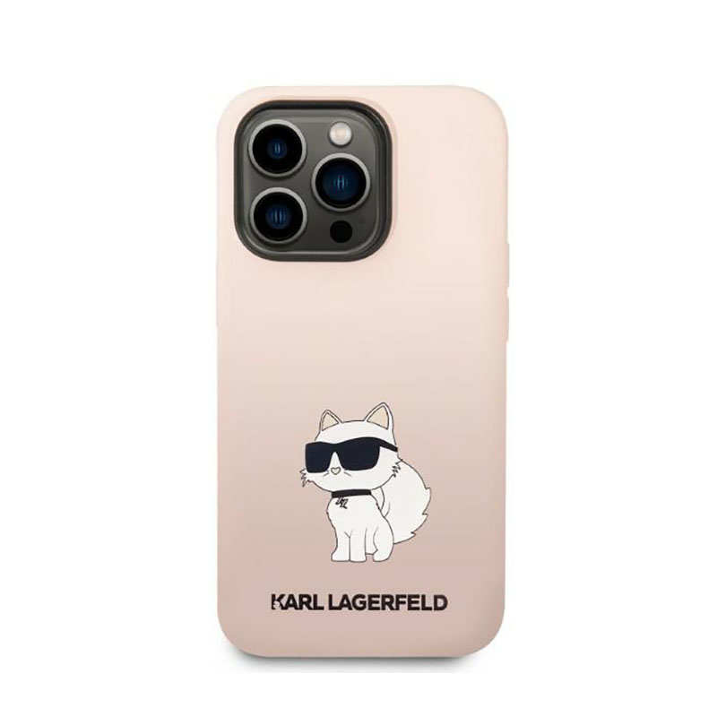 Karl Lagerfeld Silicone NFT Choupette - Etui iPhone 14 Pro (różowy)