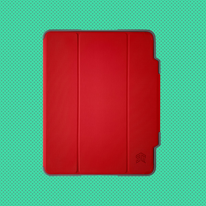 STM Dux Plus - Etui pancerne iPad 10.9" (2022) MIL-STD-810G z funkcją ładowania Apple Pencil (Red)