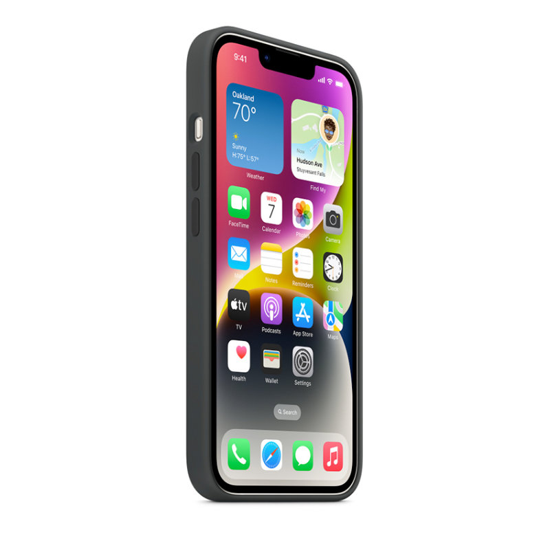 Apple Silicone Case - Silikonowe etui z MagSafe do iPhone 14 (północ)