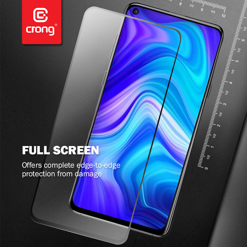 Crong 7D Nano Flexible Glass – Niepękające szkło hybrydowe 9H na cały ekran Xiaomi Mi 10T/Mi 10T Pro