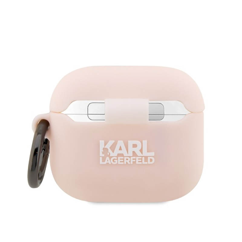 Karl Lagerfeld Silicone NFT Karl Head 3D - Etui AirPods 3 (różowy)