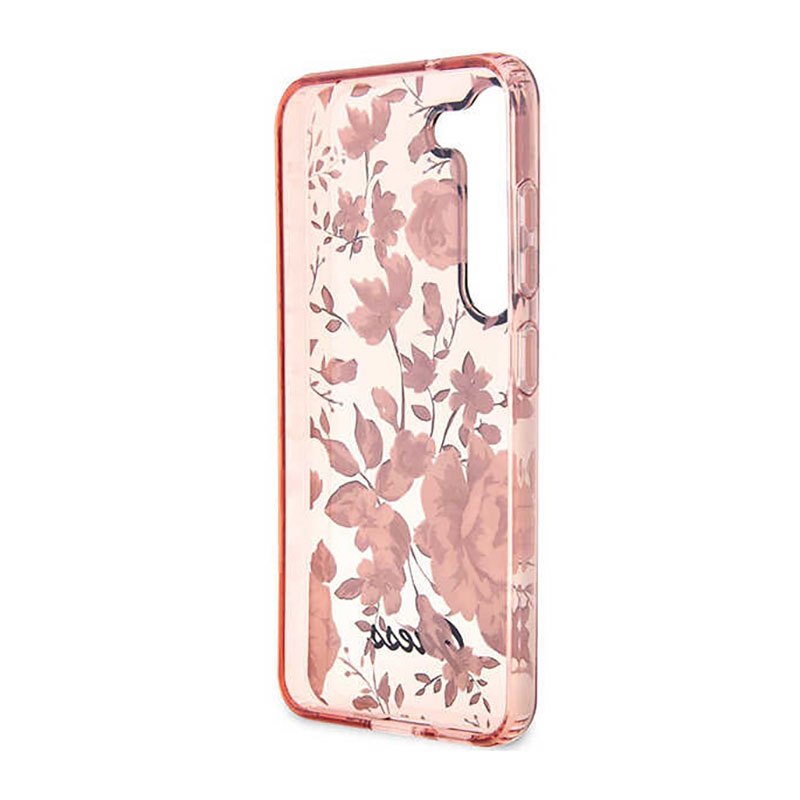Guess Flower Collection - Etui Samsung Galaxy S23 (różowy)