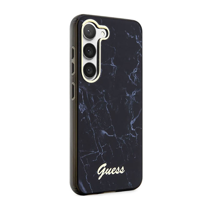 Guess Marble Collection - Etui Samsung Galaxy S23 (czarny)
