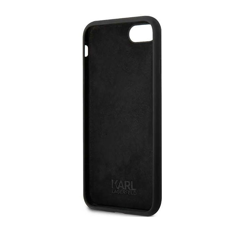 Karl Lagerfeld Silicone NFT Choupette - Etui iPhone SE (2022 / 2020) / 8 / 7 (czarny)