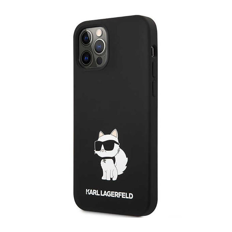 Karl Lagerfeld Silicone NFT Choupette - Etui iPhone 12 / iPhone 12 Pro (czarny)