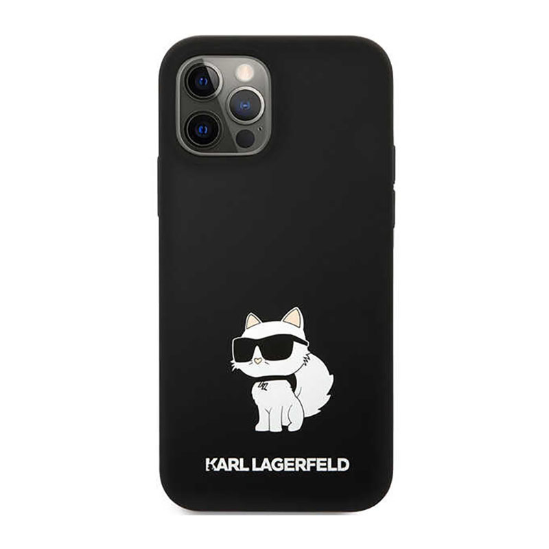 Karl Lagerfeld Silicone NFT Choupette - Etui iPhone 12 / iPhone 12 Pro (czarny)