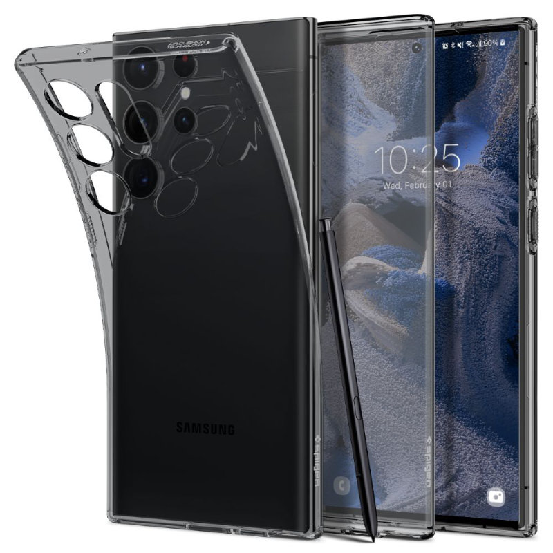 Spigen Liquid Crystal - Etui do Samsung Galaxy S23 Ultra (Space Crystal)