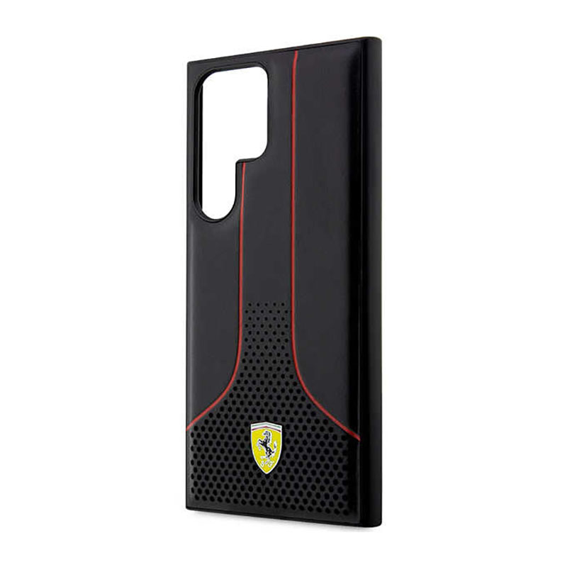 Ferrari Perforated 296P Collection - Etui Samsung Galaxy S23 Ultra (czarny)