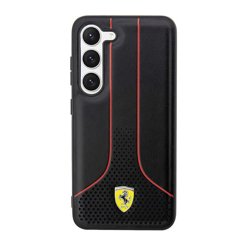 Ferrari Perforated 296P Collection - Etui Samsung Galaxy S23 (czarny)