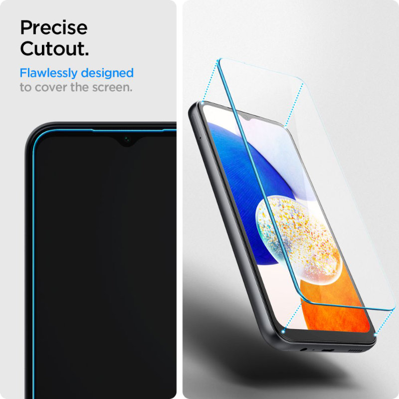Spigen Glas.TR Slim 2-Pack - Szkło hartowane do Samsung Galaxy A14 5G (2 sztuki)