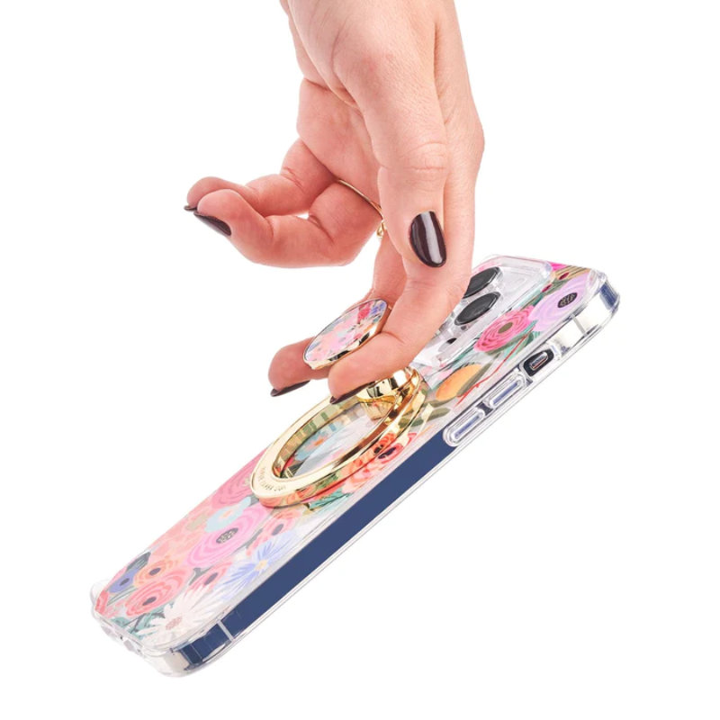 Case-Mate Magnetic Mini Grip - Uchwyt MagSafe na palec z funkcją podstawki (Garden Party Blush)