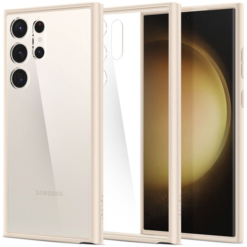 Spigen Ultra Hybrid - Etui do Samsung Galaxy S23 Ultra (Sand Beige)
