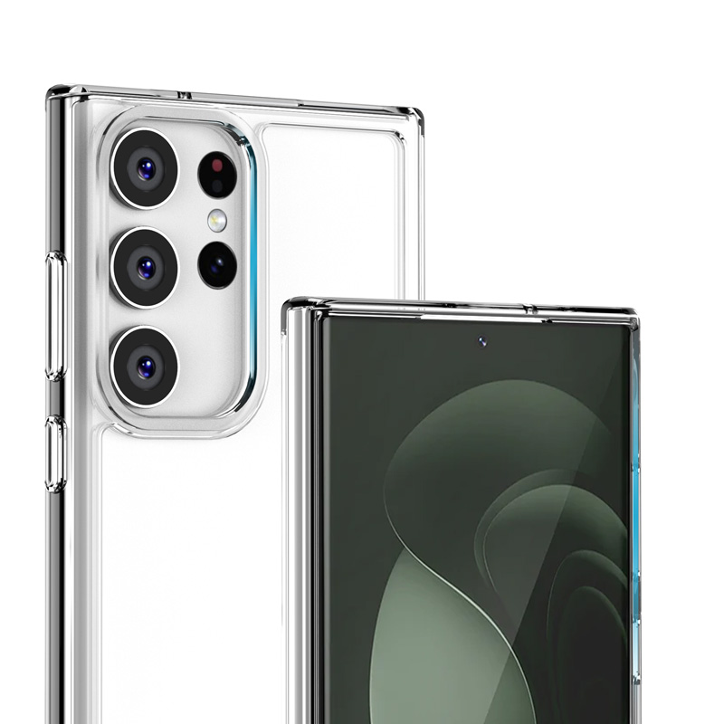 Crong Crystal Shield Cover - Etui Samsung Galaxy S23 Ultra (przezroczysty)