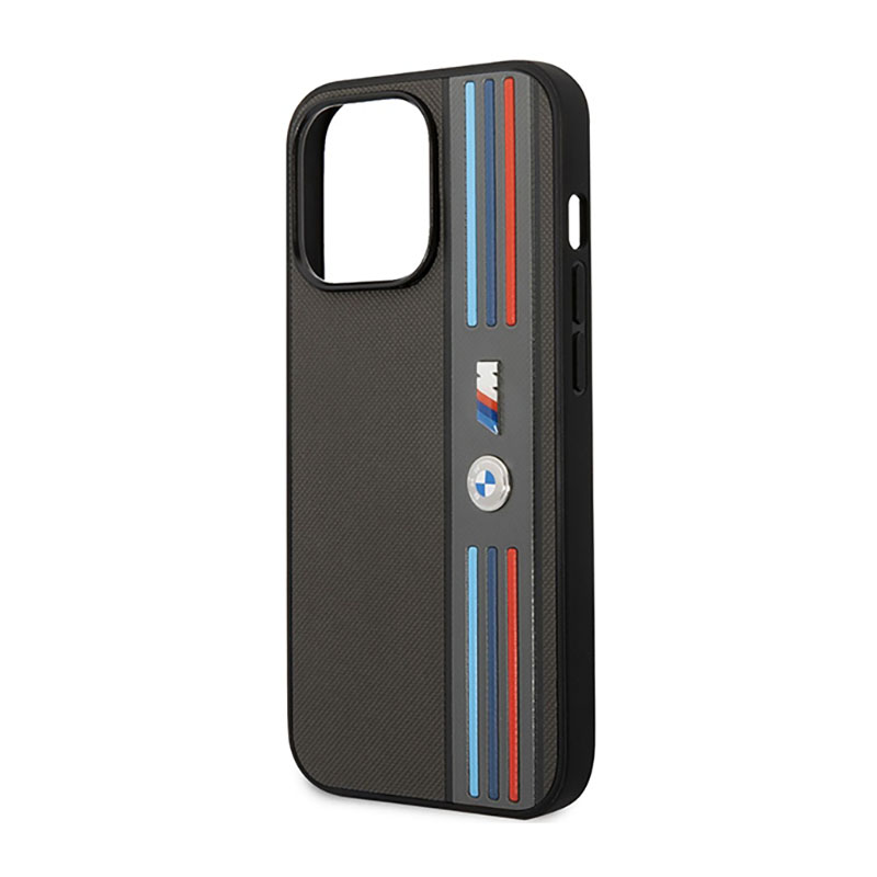 BMW Tricolor M Collection - Etui iPhone 14 Pro (szary)