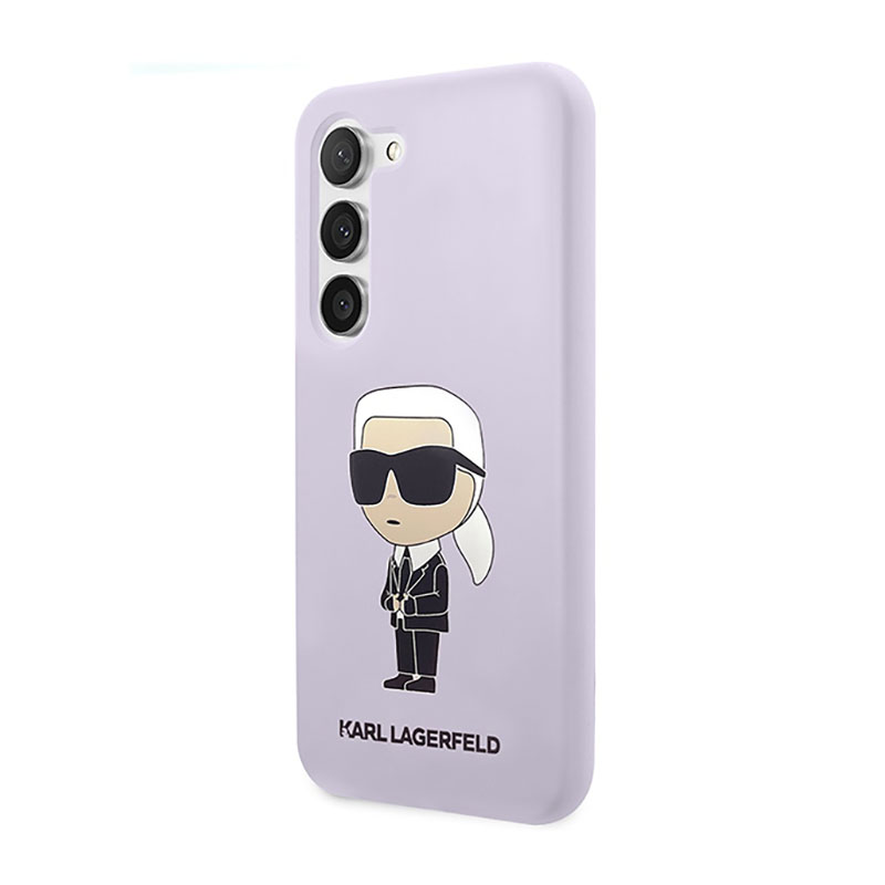 Karl Lagerfeld Silicone NFT Ikonik - Etui Samsung Galaxy S23 (fioletowy)