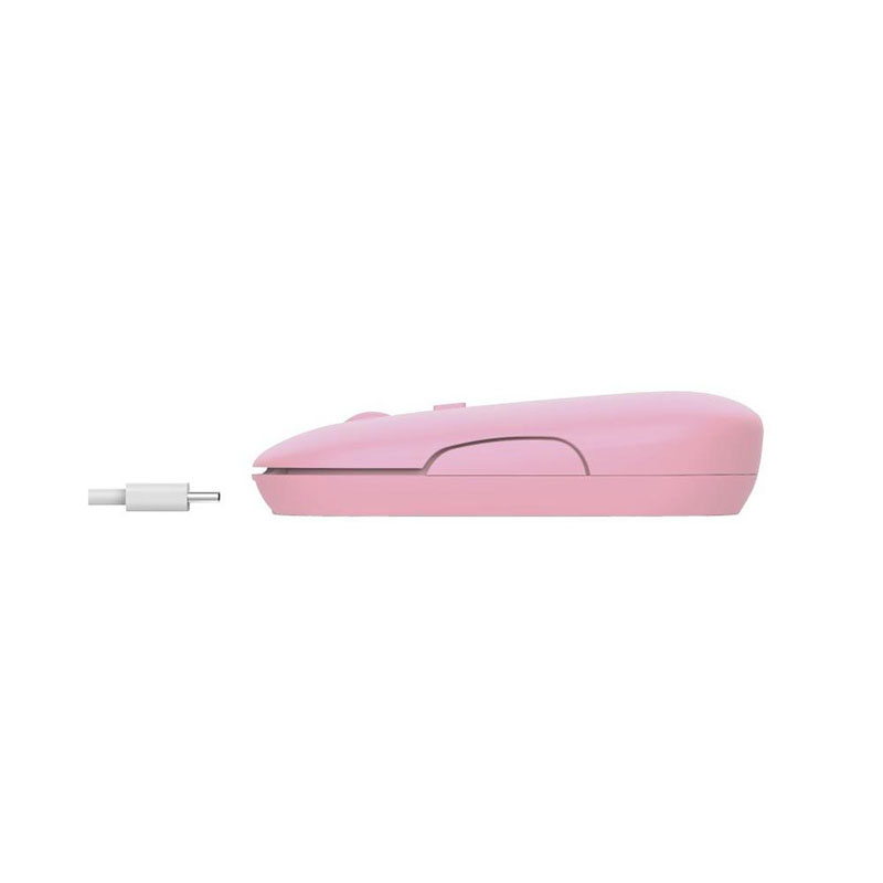 Trust Puck - Mysz optyczna bezprzewodowa Bluetooth (Różowy)