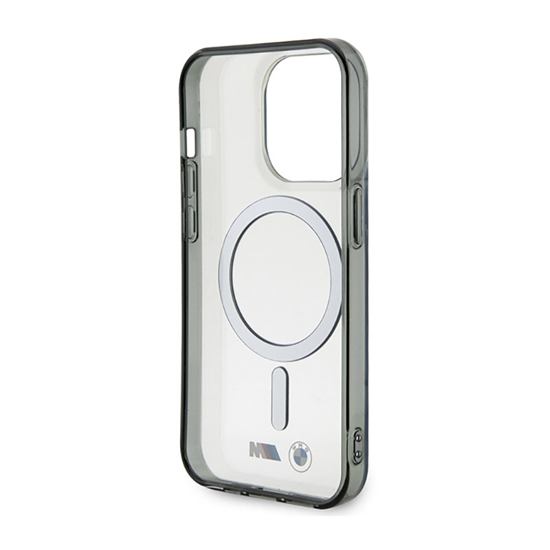 BMW Silver Ring MagSafe - Etui iPhone 14 Pro Max (Przezroczysty)