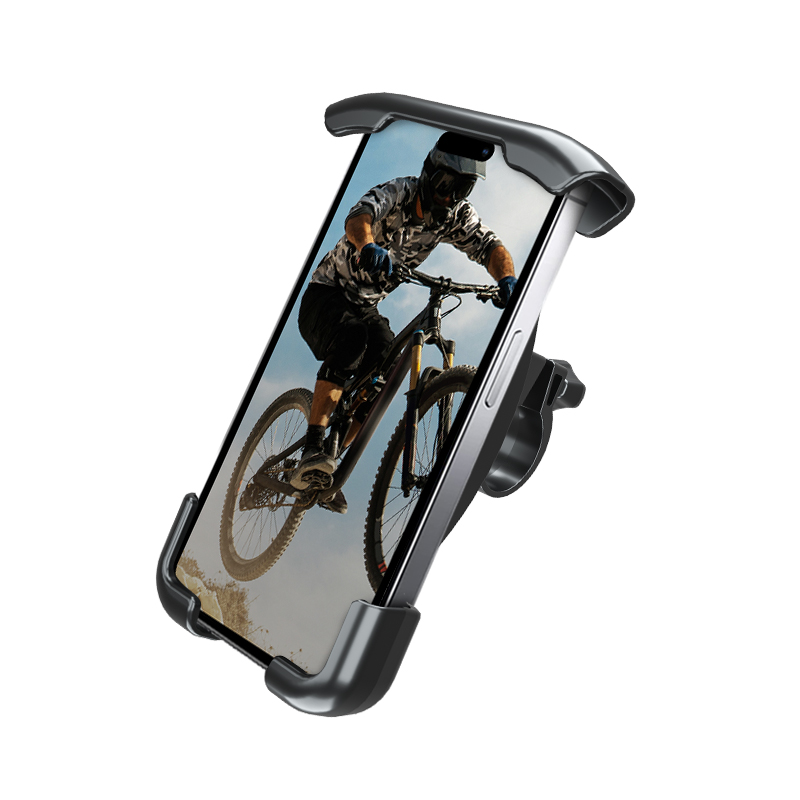 Crong Bikeclip Enduro - Uchwyt rowerowy na telefon (czarny)